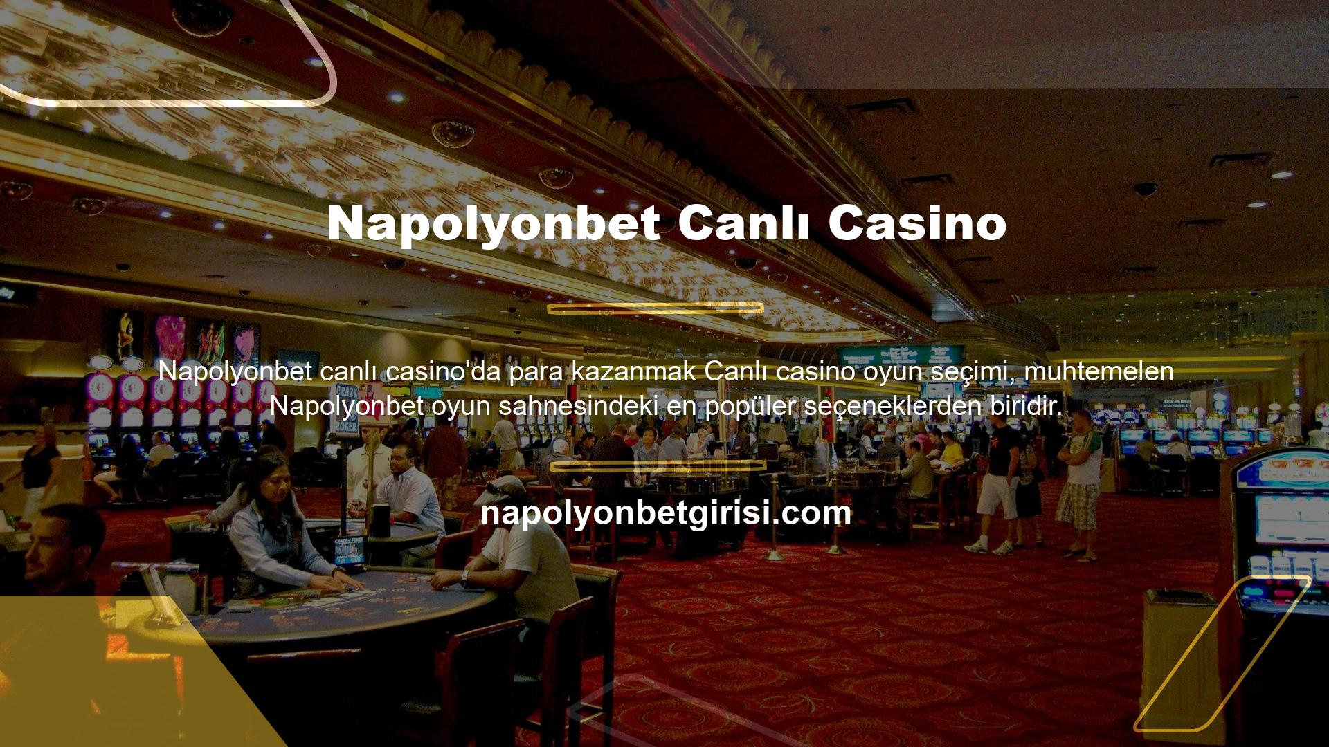 Napolyonbet Canlı Casino'da kazanmanın ne kadar kolay olduğunu merak ediyor olabilirsiniz